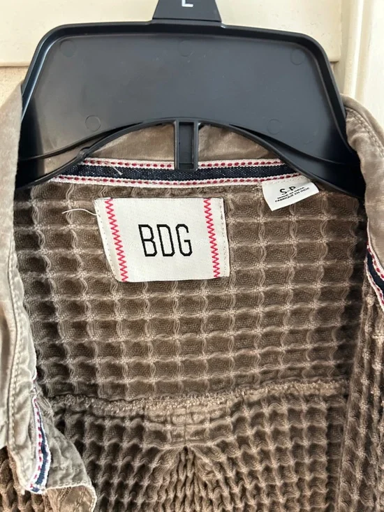 Free People BDG Oversized corduroy and waffle knit jacket - Picture 4 of 4